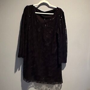 Chic Black Long Sleeve Dress